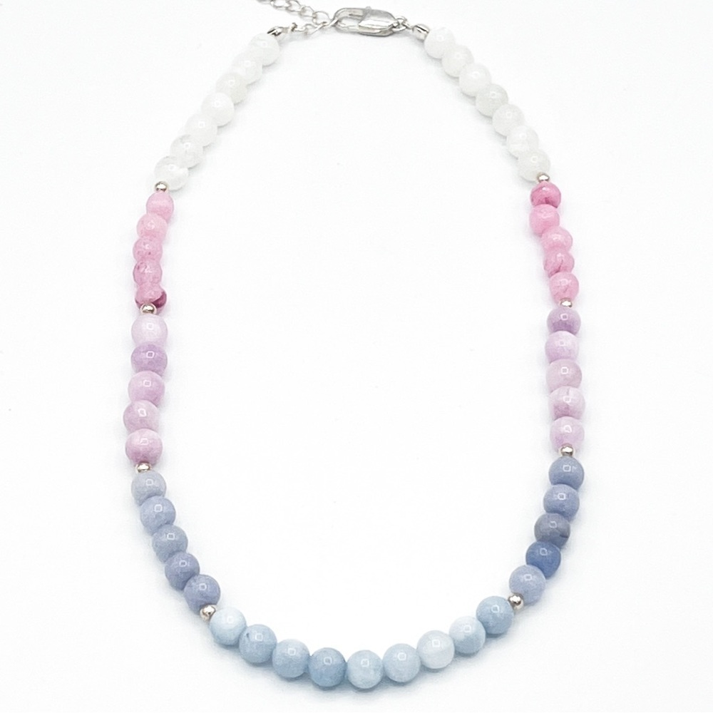 OMBRÉ semi precious stone choker